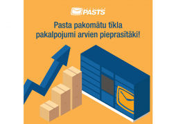 Demand for services in Latvijas Pasts parcel locker network shows a stable growth also in June 2020
